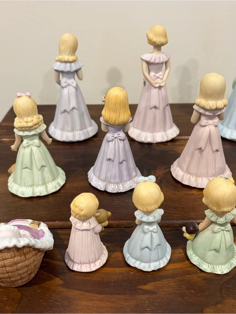 Lot of 16 Vintage Growing Up Birthday Girls Baby-15 Years Old Blonde/2 Brunette